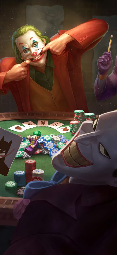 Fond d'écran Joker Poker 4k sur iPhone