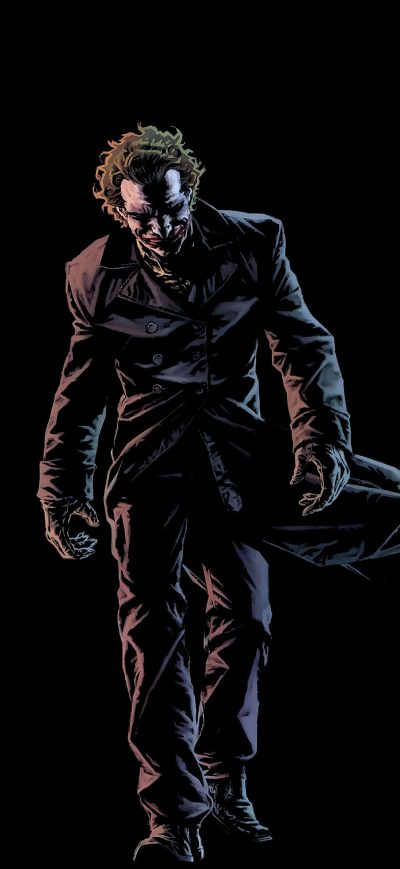 Fond d'écran iPhone Joker Walking In Dark 4k