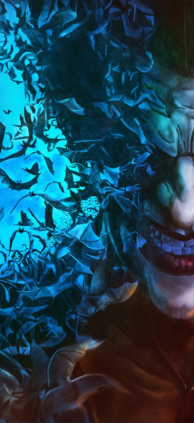 Fond d'écran Joker Supervillian sur iPhone