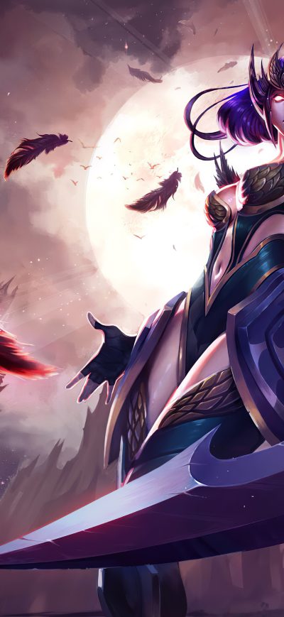 Fond d'écran Dianna League Of Legends 4k sur iPhone
