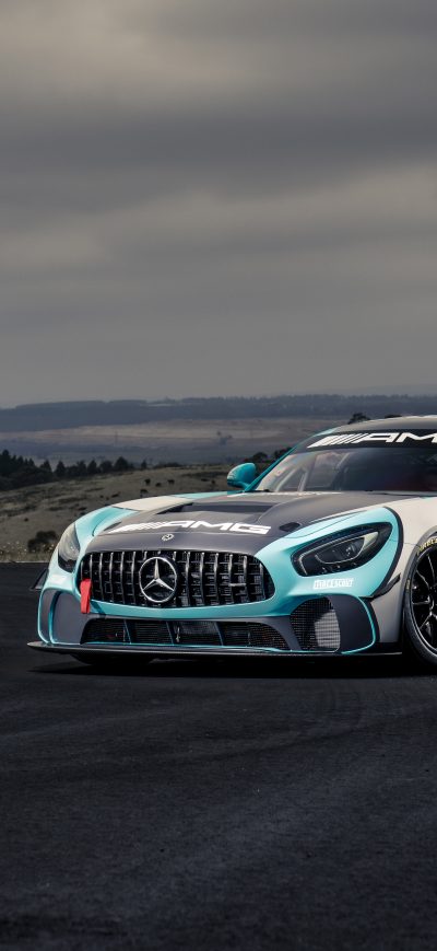 Fond d'écran iPhone Mercedes AMG GT4
