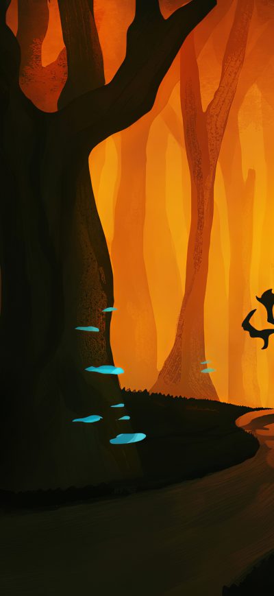 Fond d'écran iPhone Forest God Reindeer 4k