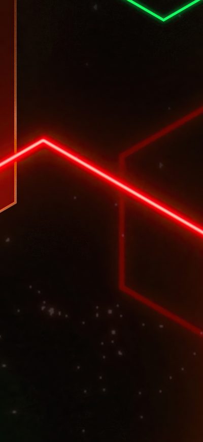 Fond d'écran iPhone Glowing Shapes 4k
