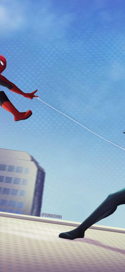 Fond d'écran iPhone Spider Man Vs Venom 2020