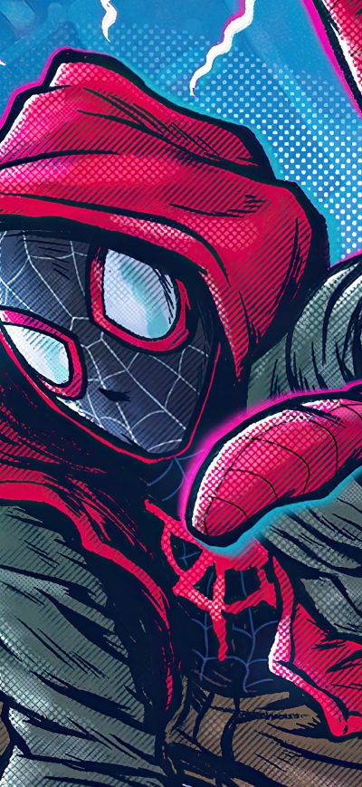 Fond d'écran iPhone 4k Spider Man Miles 2020
