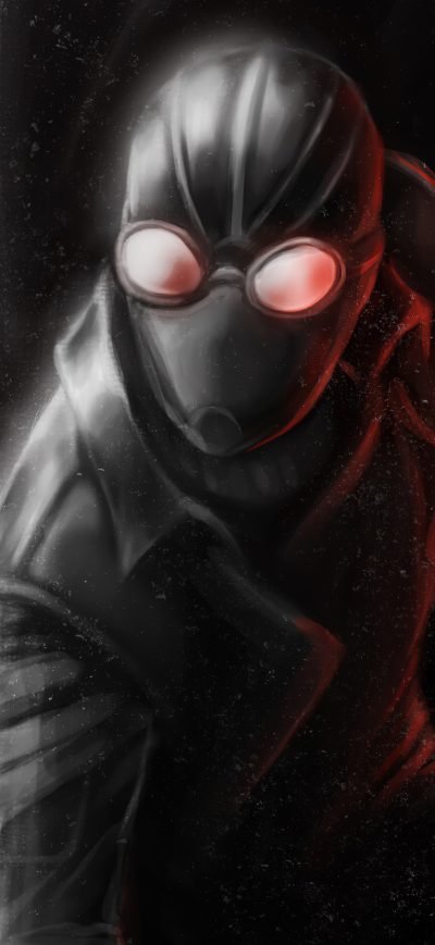 Fond d'écran iPhone Spiderman Noir Coat 4k
