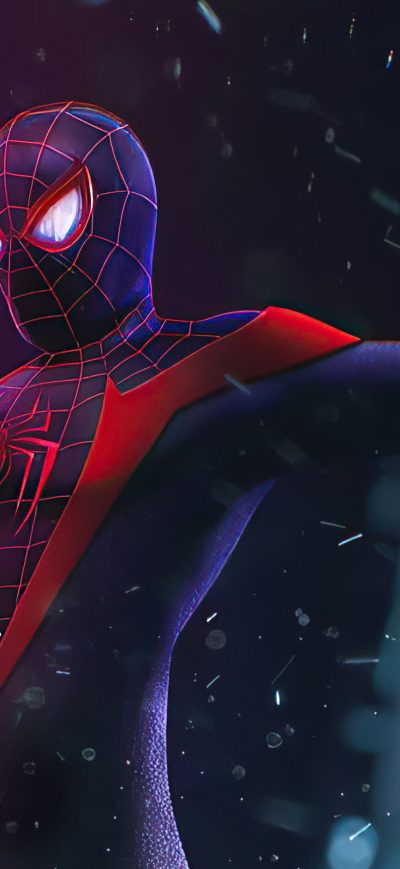 Fond d'écran iPhone Spider Man City 4k