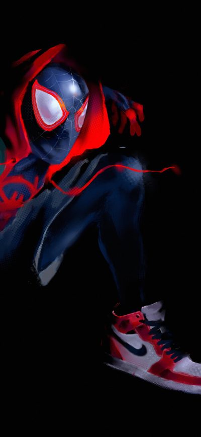 Fond d'écran Milesmorales Verse sur iPhone