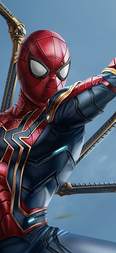 Fond d'écran iPhone Iron Spiderman New Suit