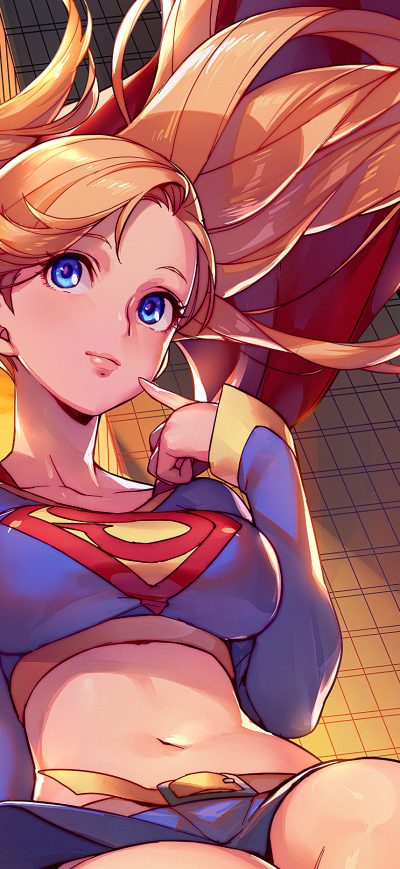 Fond d'écran iPhone Supergirl Anime