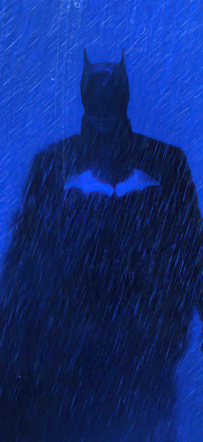 Fond d'écran iPhone The Batman 2022 Blue