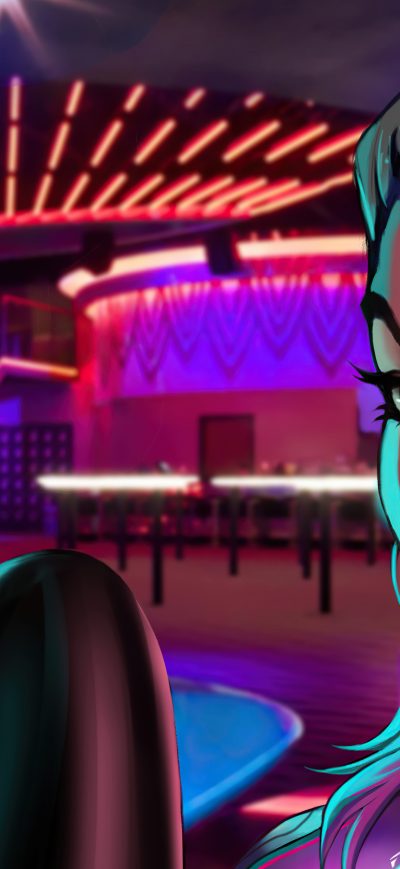 Fond d'écran iPhone Night Life Reyna Valorant Fanart 5k