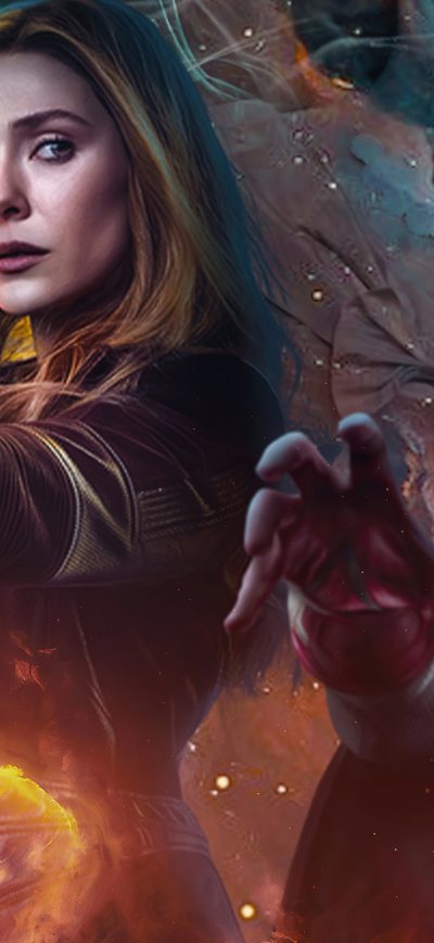 Fond d'écran iPhone Wanda Vision Fanmade Poster 4k