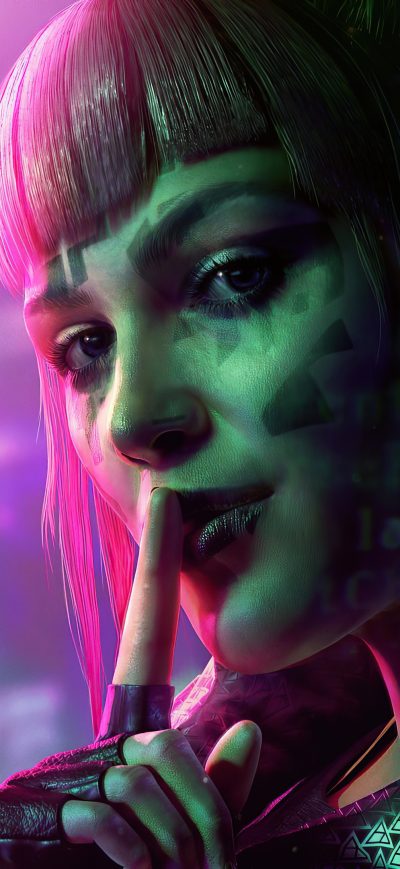 Fond d'écran iPhone Watch Dogs Legion Sabine Brandt 4k