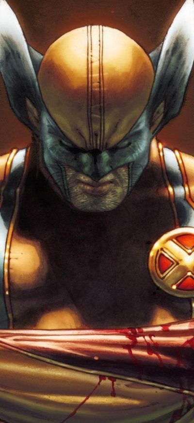 Fond d'écran iPhone Wolverine 4k Art