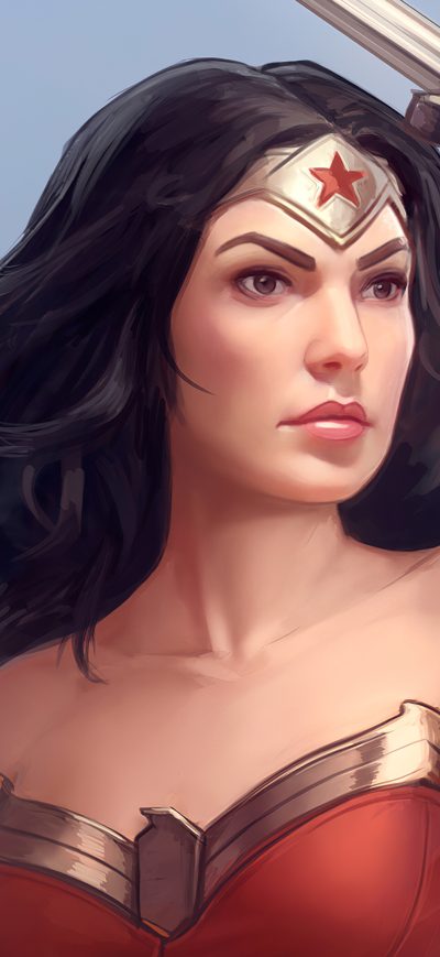 Fond d'écran iPhone Wonder Woman 4kart 2020