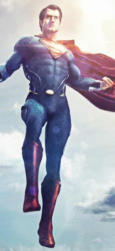 Fond d'écran iPhone Superman Arts 4k