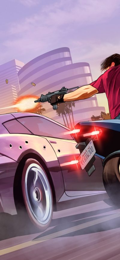 Fond d'écran iPhone Gta 5 Street Fight
