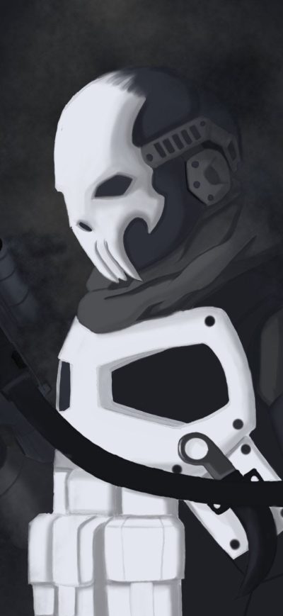 Fond d'écran iPhone Armored Punisher Artwork