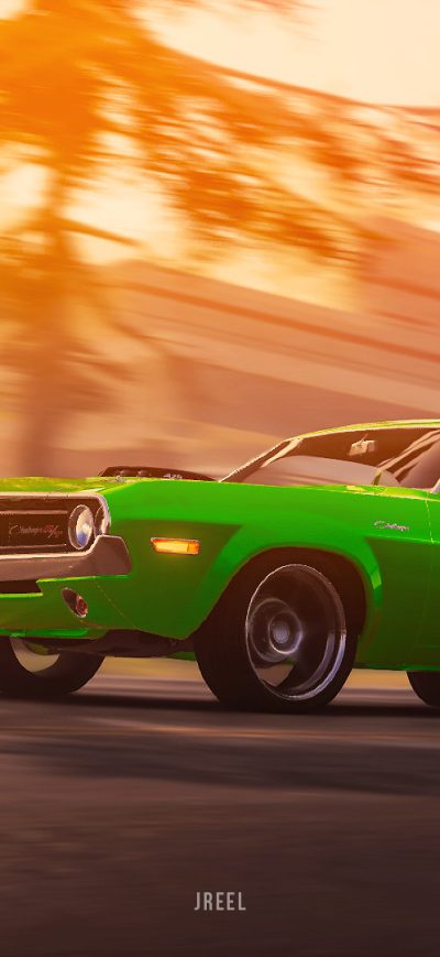 Fond d'écran iPhone 1970 Dodge Challenger RT From The Crew 2 Front