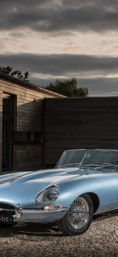 Fond d'écran iPhone Jaguar E Type Zero 2017