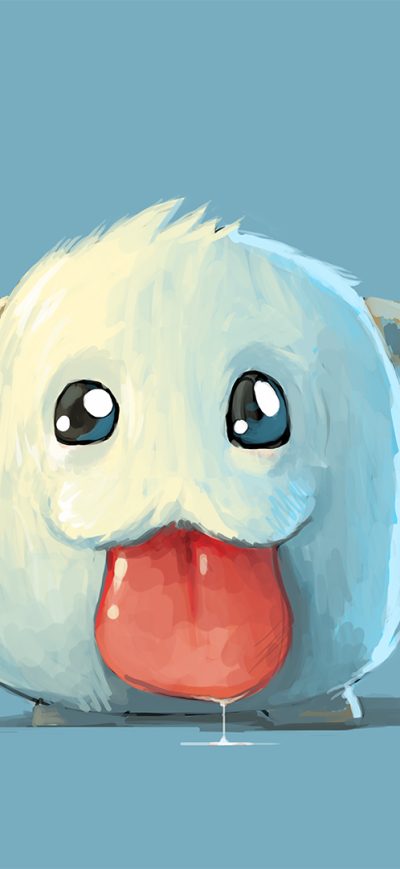 Fond d'écran iPhone Cute White Poro
