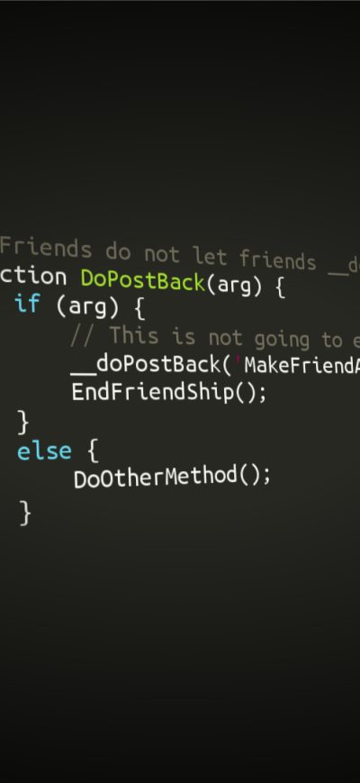 Fond d'écran iPhone Code Programming Syntax