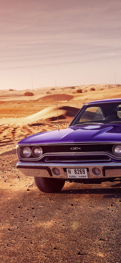 Fond d'écran 1970 PLYMOUTH GTX sur iPhone