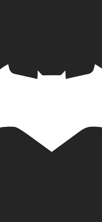 Fond d'écran Batman Logo Minimalism sur iPhone