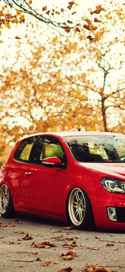Fond d'écran iPhone Volkswagen Red