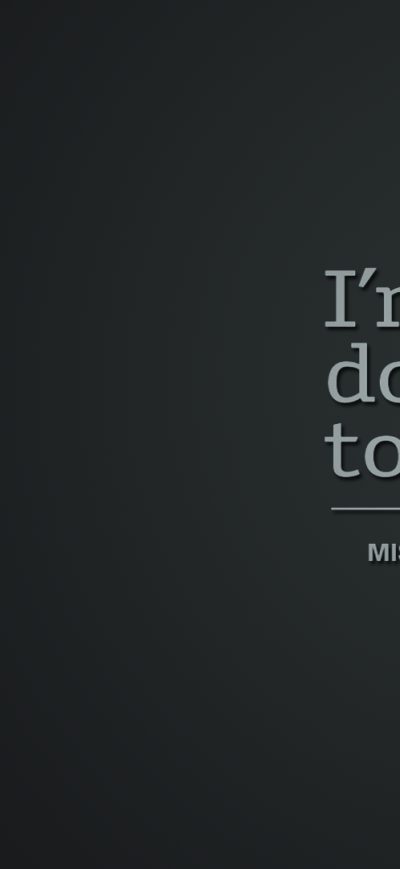 Fond d'écran iPhone Motivation Typography
