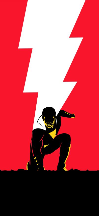 Fond d'écran iPhone Shazam Movie Art 5k