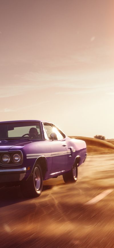 Fond d'écran 1970 PLYMOUTH GTX Front sur iPhone