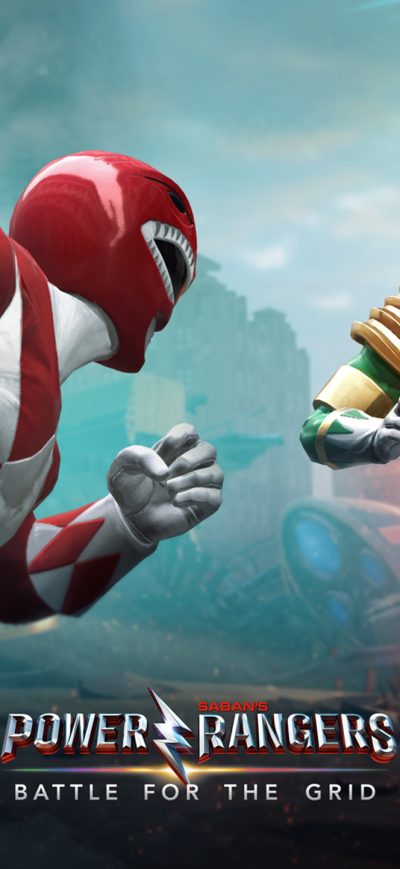 Fond d'écran iPhone Power Rangers Battle For The Grid