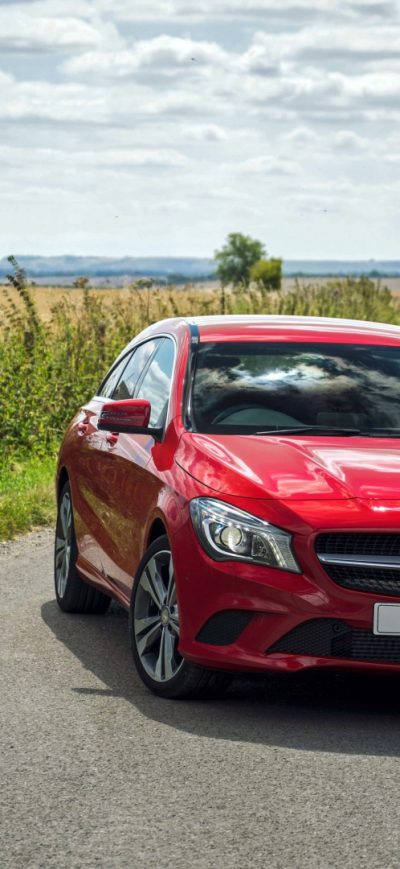 Fond d'écran Mercedes Benz CLA X117 sur iPhone