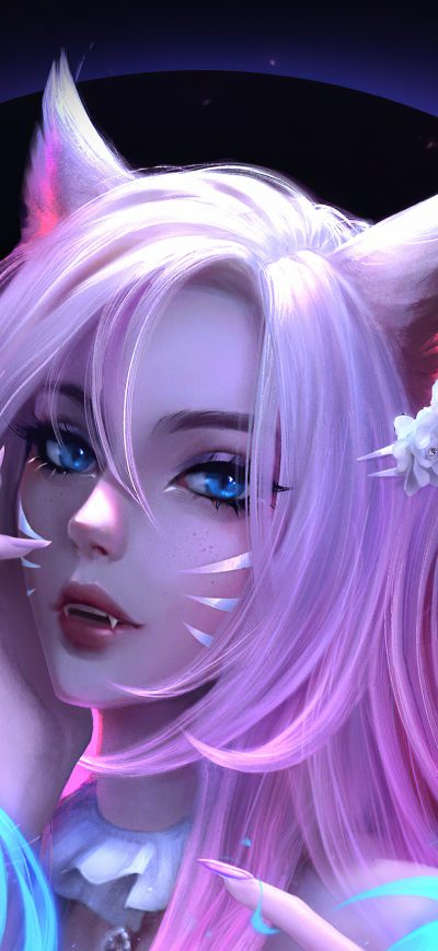 Fond d'écran iPhone Ahri League Of Legend 4k