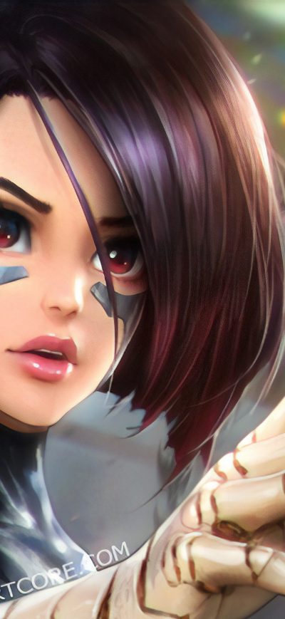Fond d'écran iPhone Alita Battle Angel Digitalart
