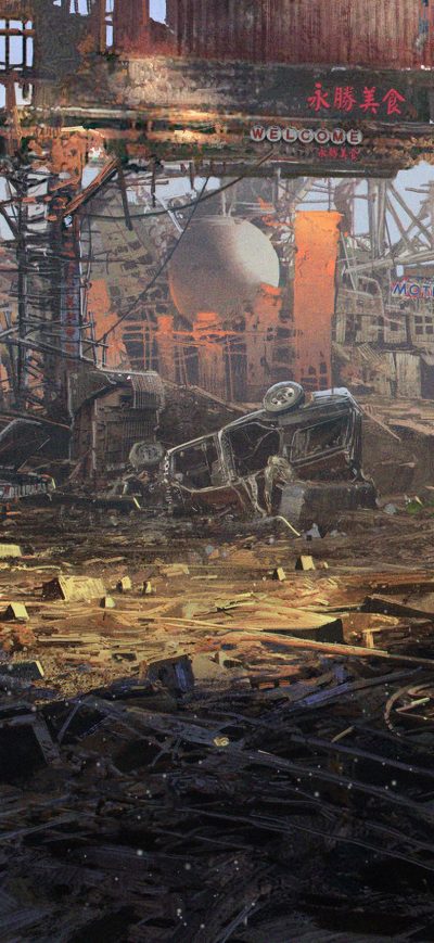 Fond d'écran The Wasteland 4k sur iPhone
