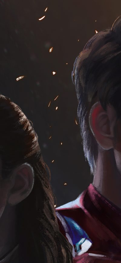 Fond d'écran iPhone Arya Stark And Iron Man