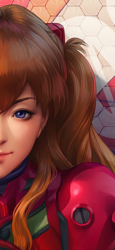 Fond d'écran iPhone Asuka Langley Future Fanart 4k