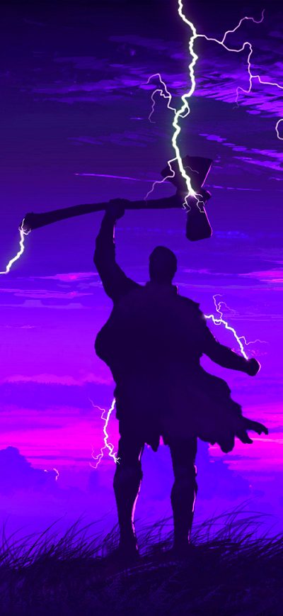 Fond d'écran iPhone Thor Avengers Endgame Art