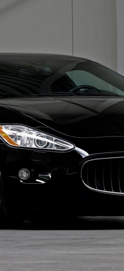 Fond d'écran iPhone Maserati Black Shining