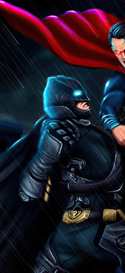Fond d'écran iPhone Batman Vs Superman 5k
