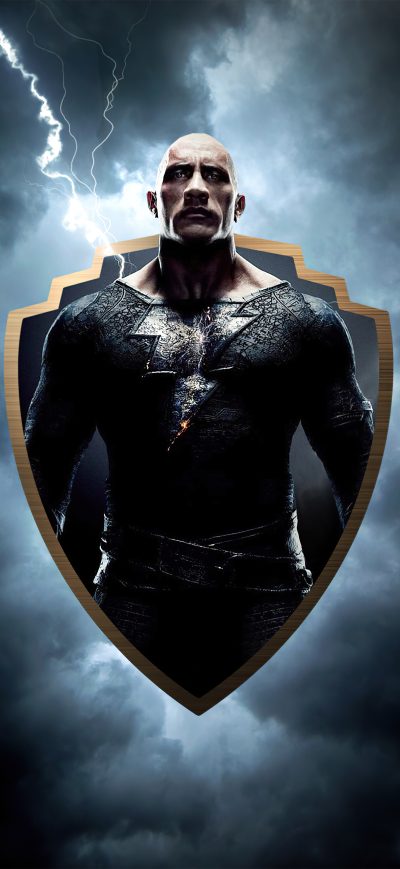 Fond d'écran iPhone Black Adam Warner Concept 5k