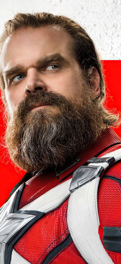 Fond d'écran iPhone David Harbour In Black Widow Movie Poster 8k
