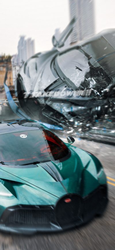Fond d'écran iPhone Bugatti Takedown 4k
