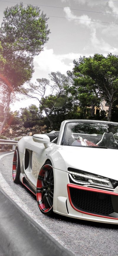 Fond d'écran iPhone Audi R8 V10 Spyder Regula