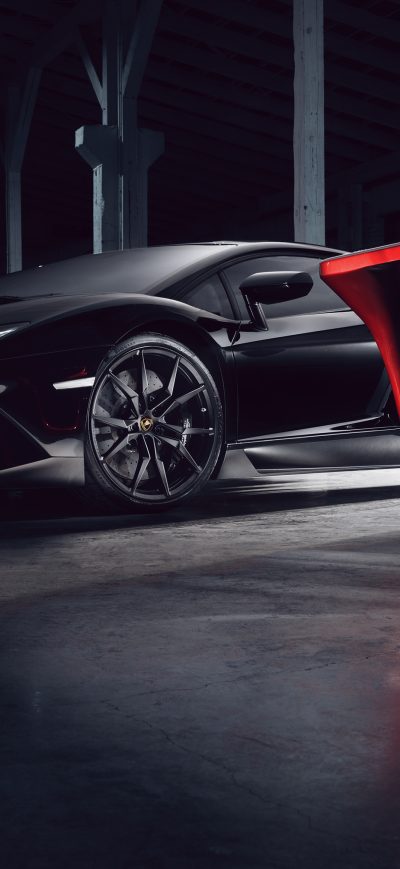 Fond d'écran Aventador sur iPhone
