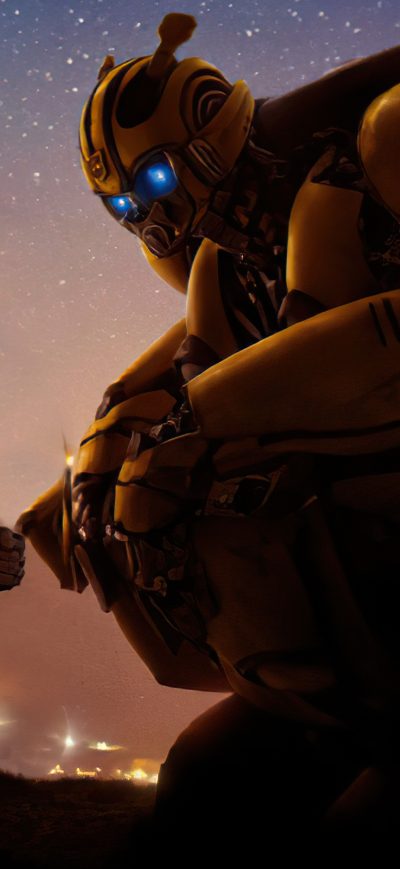 Fond d'écran iPhone Bumblebee X Captain America 4k