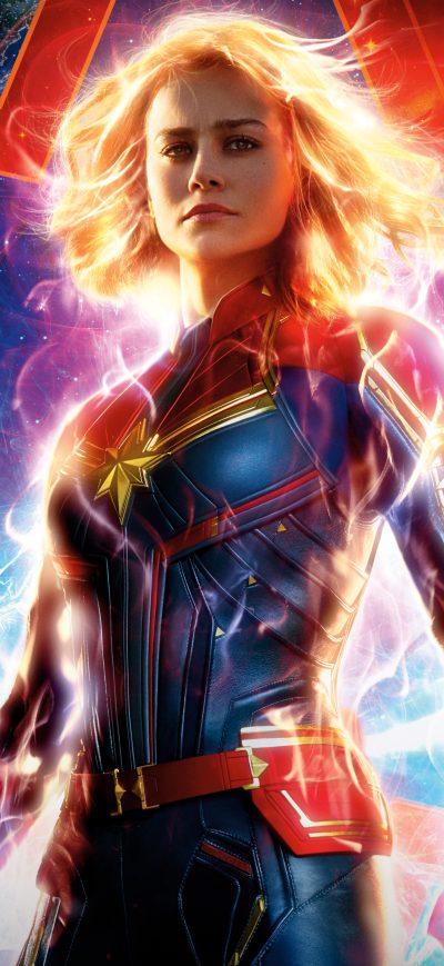 Fond d'écran iPhone Captain Marvel 2019 10k